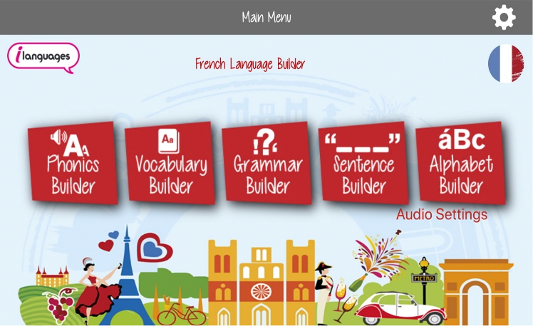 iLanguages App example - available from the app store